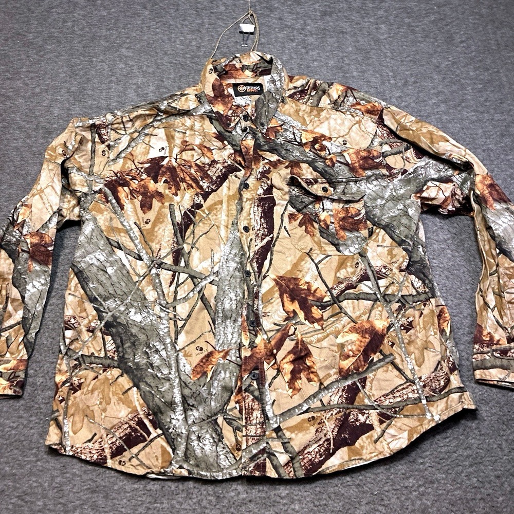 Outfitters Ridge Camo Shirt Fusion 3D Men Size 3XL Hunting Elk Deer Whitetail